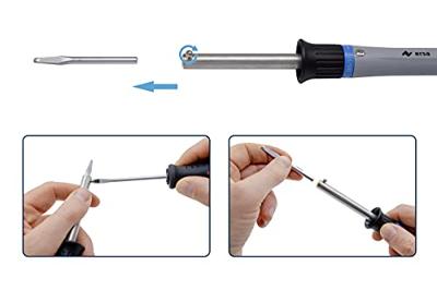 Ersa "30 s" soldeerbout soldering iron w.cu.tip 250mm,30w,380/420 c - thumbnail