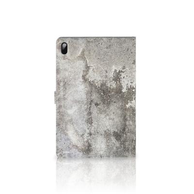 Samsung Galaxy Tab S7 FE | S7+ | S8+ Leuk Tablet hoesje Beton Print Samsung Galaxy Tab S7 FE | S7+ | S8+ Leuk Tablet hoesje Beton Print