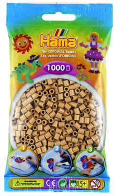 Hama strijkkralen licht bruin 1000 stuks