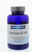 Nova Vitae Valeriaan & Hop Capsules 200st - thumbnail