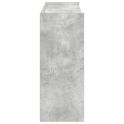 Schoenenrek 80x25x61,5 cm bewerkt hout betongrijs Schoenenrek 80x25x61,5 cm bewerkt hout betongrijs