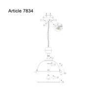 Steinhauer Hanglamp bikkelxxl 7834gr grijs - thumbnail