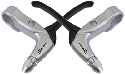 Remgreepset Saccon voor rollerbrake - 4 vingers - satijn / mat zwart