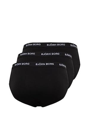 3-pak Heren slip - Zwart heren onderbroek - Elastisch katoen