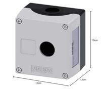 Siemens 3SU1801-0AA00-0AB1 Lege behuizing 1 inbouwplaats (l x b x h) 85 x 85 x 64 mm Zonder markering Grijs 1 stuk(s) - thumbnail