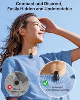 Boya MINI-14 2.4 GHz Ultra-Mini draadloze microfoon 2TX+1RX (USB-C) - thumbnail