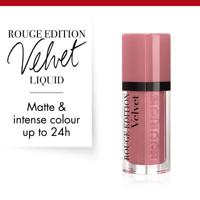 Bourjois Rouge Edition Velvet Matte Lipstick - 09 Happy Nude Year - thumbnail