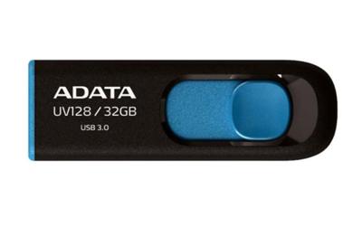 USB stick Adata DashDrive UV128 128 GB Zwart 128 GB - thumbnail