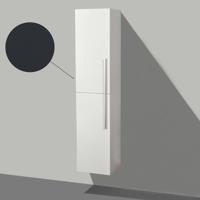 Hoge Kolomkast 35X35X160 cm Hoogglans Antraciet Aqua Royal - thumbnail