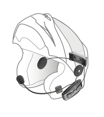 INTERPHONE Helmet com.system interp. u-com 16 double kit