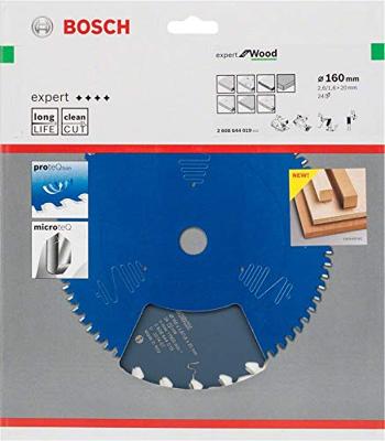 Bosch Accessoires Cirkelzaagblad expert for Wood 160x20x2.6/1.6x24 T - 2608644019