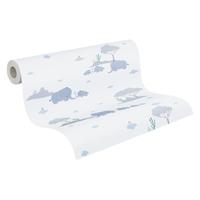 AS Creation Little Love blauw behang | 381281 - thumbnail