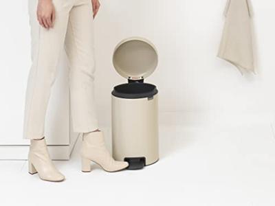 Brabantia pedaalemmer Newlcon 12 liter soft beige - thumbnail