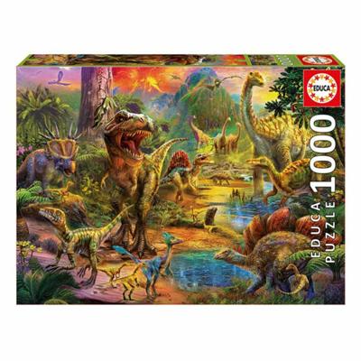 Puzzel Dinosaur Land Educa 17655 500 Onderdelen 1000 Onderdelen 68 x 48 cm