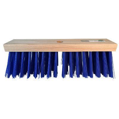 MM Eurotool Stalbezem pvc blauw zichtbare vezellengte 110mm 36cm fsc