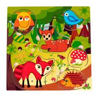 Hess Houten puzzel bosdieren - thumbnail