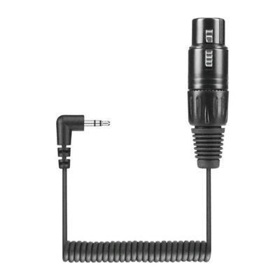 Sennheiser KA 600 gekrulde verloopkabel XLR female naar 3,5 mm mini-jack haaks