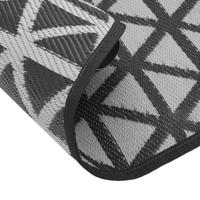 VidaXL Buitentapijt arakil ø 200 cm polypropeen zwart - thumbnail