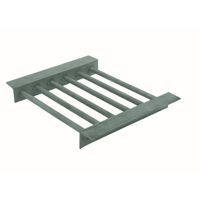 Gebr. Bodegraven putrooster - 300x300mm - verzinkt - thumbnail