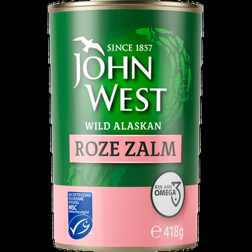 John West Wilde Roze Zalm 418g bij Jumbo