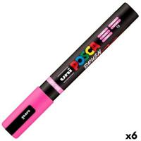 Markeerstift BRUSH POSCA PC-5BR Roze (6 Stuks) - thumbnail