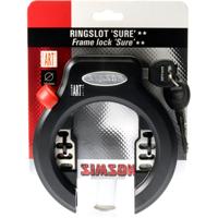 Simson ringslot sure art2 - zwart, 6.5cm - fiets - thumbnail
