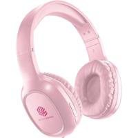 Music Sound | Hoofdband Bluetooth Basic | On-Ear Bluetooth-hoofdtelefoon met uittrekbare beugel - PlayTime 14h - kleur roze - thumbnail