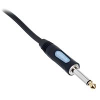 Cordial 13737 Jackplug Audio Aansluitkabel [1x Jackplug female 6,3 mm (mono) - 1x Jackplug female 6,3 mm (mono)] 3 m Zwart PVC-mantel - thumbnail