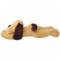 vidaXL Knuffelbeest hond 120 cm pluche bruin - thumbnail