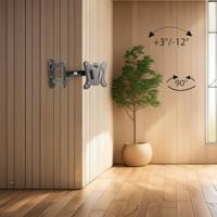 Maclean beugel voor TV of monitor, max. VESA 100x100, 13-32", 30kg, zwart, MC-417 - thumbnail