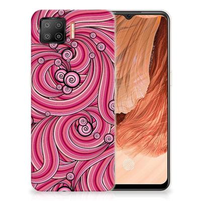 OPPO A73 4G | Hoesje maken | Swirl Pink
