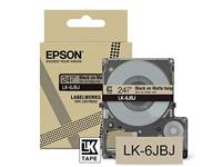 Epson LK-6JBJ Beige, Zwart - thumbnail