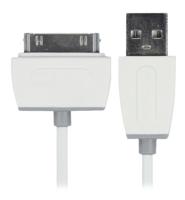 Data en Oplaadkabel Apple Dock 30-Pins - USB A Male 2.00 m Wit - thumbnail