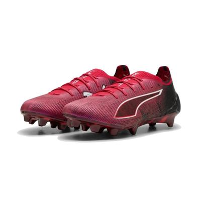 PUMA Ultra 6 Ultimate Pulisic Gras Voetbalschoenen (FG) Rood Zwart Wit