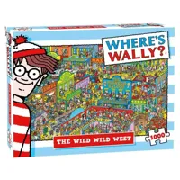Plenty Gifts Puzzel where&apos;s wally the wild wild west 1000 stukjes - thumbnail