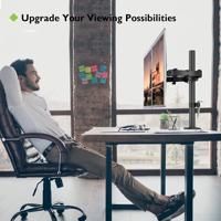 Techly ICA-LCD 382-D flat panel bureau steun 68,6 cm (27") Zwart - thumbnail