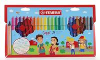 Stabilo Cappi Etui met 24 Viltstiften - thumbnail