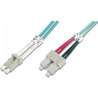 Digitus DK-2532-02/3 Glasvezel Optische vezel Aansluitkabel 2.00 m Turquoise [1x LC-stekker - 1x SC-stekker] 50/125 µ Multimode OM3 - thumbnail