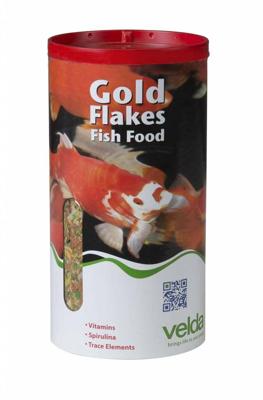 Velda Gold Flakes Fish Food - 360 Gram