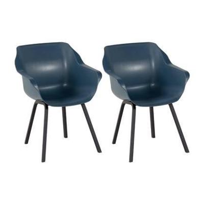 Hartman Sophie Element armchair steel blue carbon black