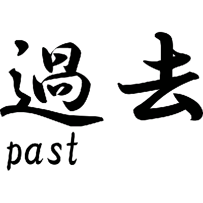 Past Japans teken - Muursticker