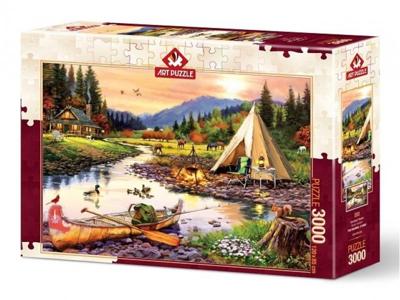 Puzzel Camping Friends 3000 stukjes