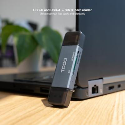 Kaartlezer TooQ TQR-3001G Zwart Grijs Kaartlezer TooQ TQR-3001G Zwart Grijs