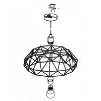 Eglo Landelijke hanglampCarlton 2 - 49488 - thumbnail