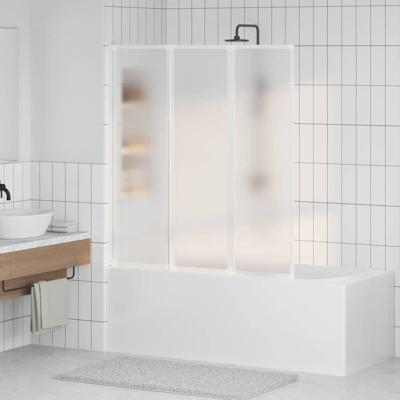 Bad Scheidingswand Mat 132 x 140 cm Aluminium & PP Paneel