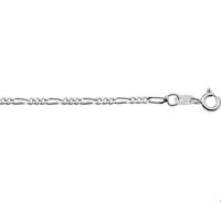 TFT Zilveren Ketting Figaro 2,0 mm x 45 cm - thumbnail