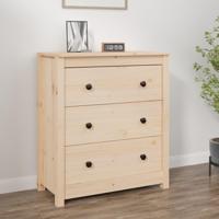 Dressoir 70x35x80 cm massief grenenhout - thumbnail