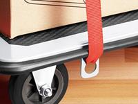 Meister Werkzeuge 8985530 Plateauwagen Inklapbaar, Met opbergvak Staal Laadvermogen (max.): 150 kg - thumbnail