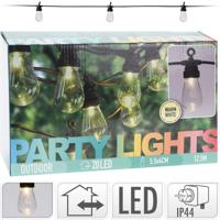Basic Outdoor feestverlichting 12.5 m 20 led-lampen warm wit - thumbnail