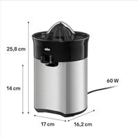 Elektrische juicer Braun CJ5050BK Zwart 60 W - thumbnail